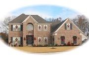 European Style House Plan - 3 Beds 2.5 Baths 3037 Sq/Ft Plan #81-13741 