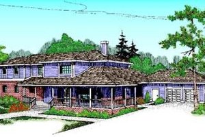 Country Exterior - Front Elevation Plan #60-353