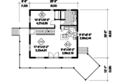 Country Style House Plan - 3 Beds 2 Baths 1514 Sq/Ft Plan #25-4739 