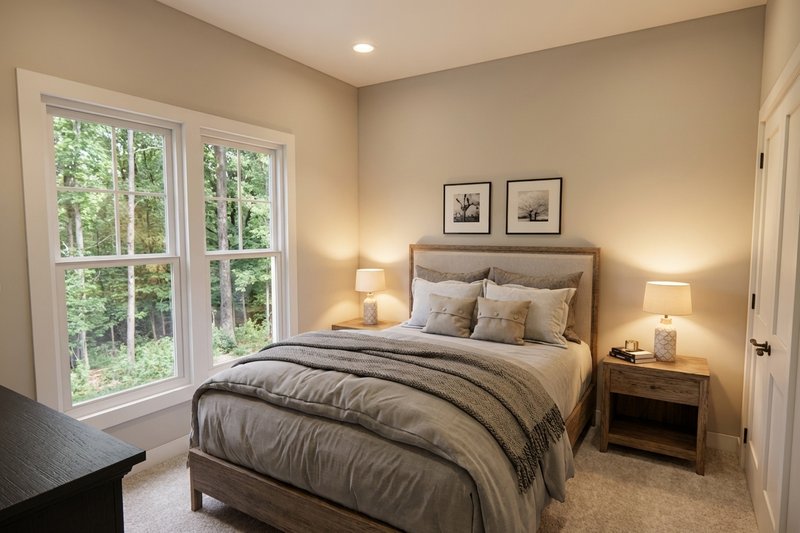 House Plan Design - Interior - Bedroom for Craftsman House Plan #51-1531 - 3 bed, 2 bath