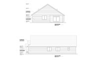 Craftsman Style House Plan - 4 Beds 2 Baths 1870 Sq/Ft Plan #53-664 Exterior 
