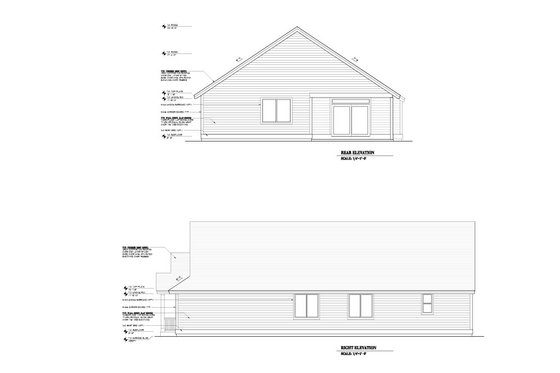 Exterior - Other Elevation 1 for Craftsman House Plan #53-664 - 4 bed, 2 bath