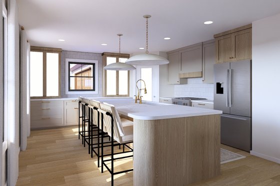 Interior - Kitchen 1 for Barndominium House Plan #1064-338 - 4 bed, 2.5 bath