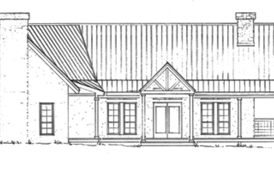 Exterior - Other Elevation for Country House Plan #140-111 - 3 bed, 3 bath