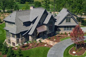 European style home, elevation