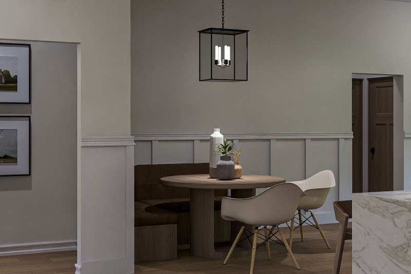 Architectural House Design - Interior - Dining Room 1 for Barndominium House Plan #455-262 - 3 bed, 2 bath
