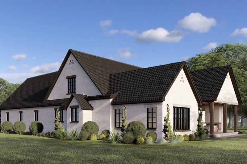 House Design - Exterior - Other Elevation 1 for Contemporary House Plan #923-391 - 4 bed, 4.5 bath