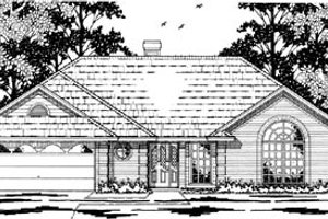 Traditional Exterior - Front Elevation Plan #42-233