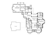 European Style House Plan - 4 Beds 4 Baths 7296 Sq/Ft Plan #920-65 