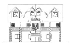 Craftsman Exterior - Front Elevation Plan #117-702