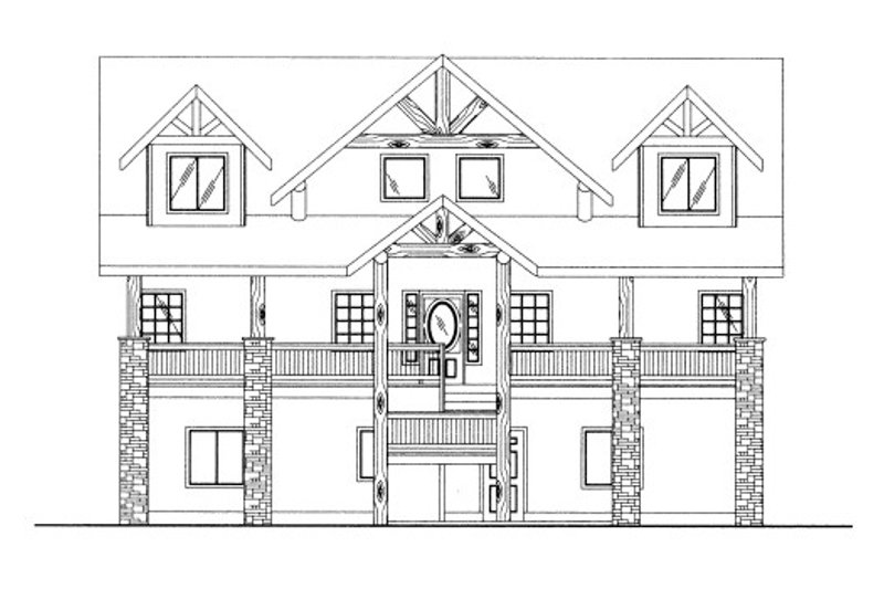 Craftsman Style House Plan - 4 Beds 3 Baths 2427 Sq/Ft Plan #117-702 ...