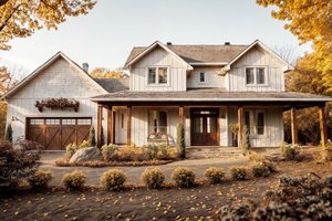 Farmhouse Exterior - Front Elevation Plan #23-2827