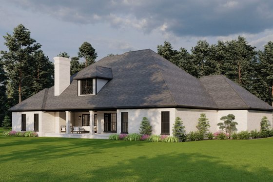 Exterior - Other Elevation 3 for Traditional House Plan #923-64 - 5 bed, 4 bath
