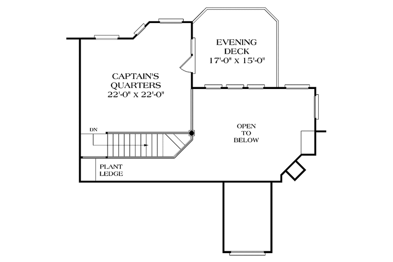 Architectural House Design - Floor Plan - Upper Floor for Country House Plan #453-390 - 3 bed, 2.5 bath