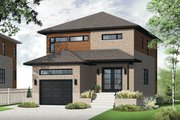 Contemporary Style House Plan - 3 Beds 1.5 Baths 1617 Sq/Ft Plan #23-2481 