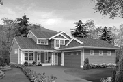 Craftsman Style House Plan - 3 Beds 3 Baths 2115 Sq/Ft Plan #132-263 