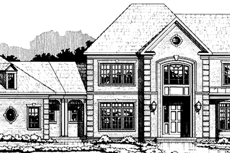 Dream House Plan - European Exterior - Front Elevation Plan #953-78