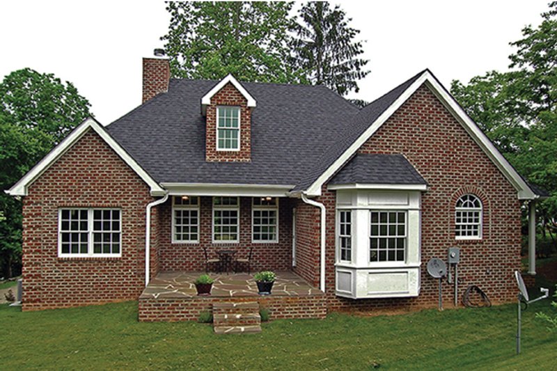 Home Plan - Exterior - Rear Elevation 1 for Country House Plan #314-284 - 3 bed, 3 bath