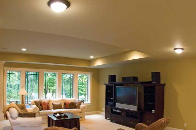 Home Plan - Interior - Family Room for Prairie House Plan #928-50 - 3 bed, 2 bath