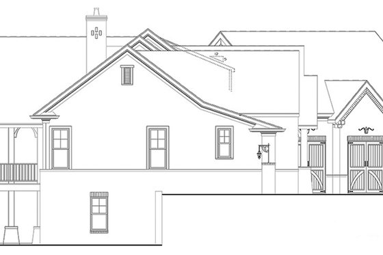 Exterior - Other Elevation 1 for Craftsman House Plan #119-426 - 3 bed, 3.5 bath