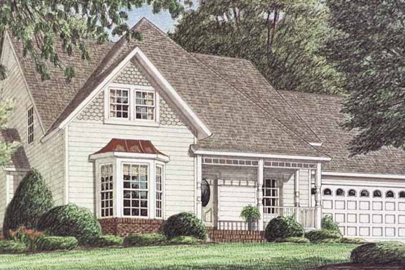 Home Plan - Victorian Exterior - Front Elevation Plan #34-246