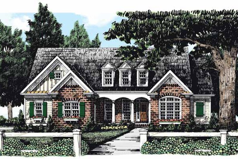 Home Plan - Country Exterior - Front Elevation Plan #927-283
