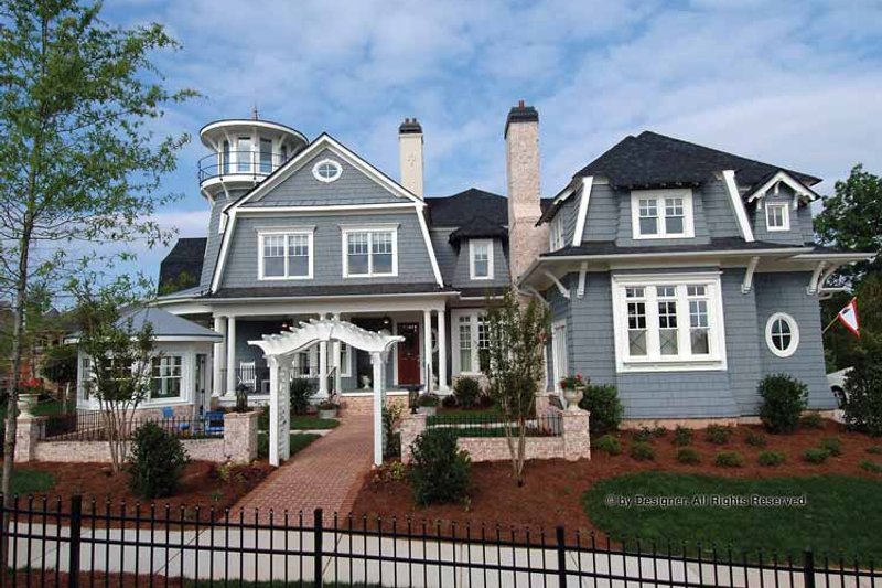 Home Plan - Exterior - Front Elevation 3 for Craftsman House Plan #54-340 - 5 bed, 3.5 bath