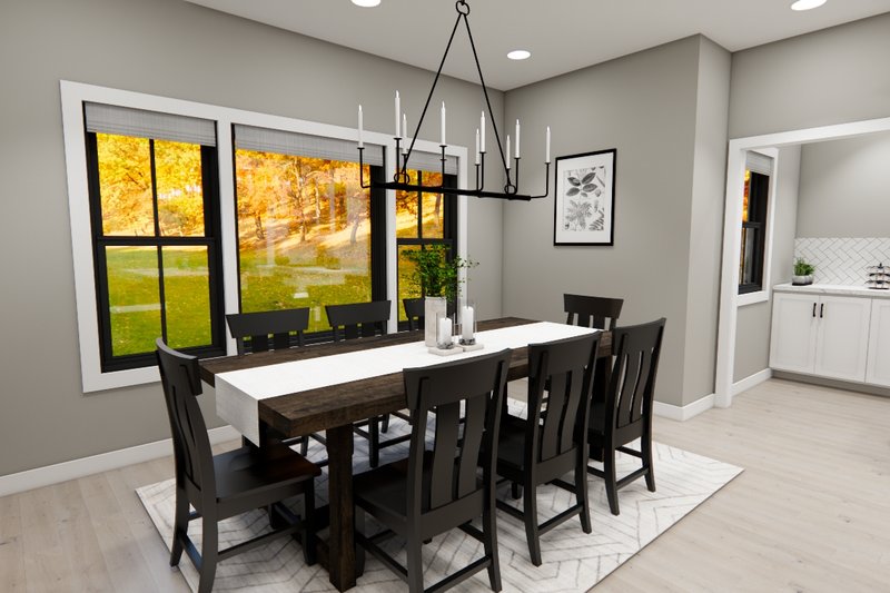 Home Plan - Interior - Dining Room for Farmhouse House Plan #51-1371 - 4 bed, 3.5 bath