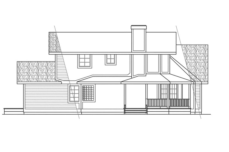 Home Plan - Exterior - Other Elevation for Traditional House Plan #124-160 - 3 bed, 2.5 bath