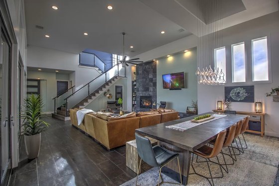 Interior - Dining Room 2 for Contemporary House Plan #935-5 - 4 bed, 4 bath