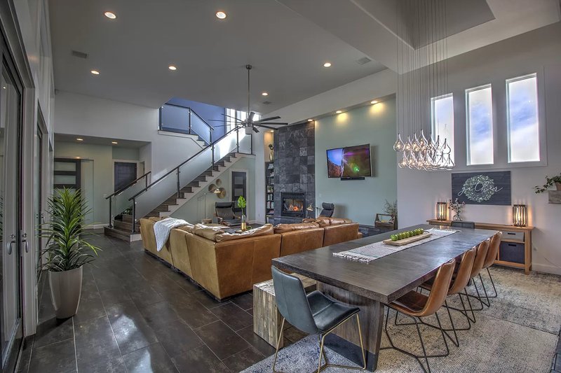 Architectural House Design - Interior - Dining Room 2 for Contemporary House Plan #935-5 - 4 bed, 4 bath