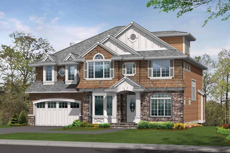 Home Plan - Craftsman Exterior - Front Elevation Plan #132-433