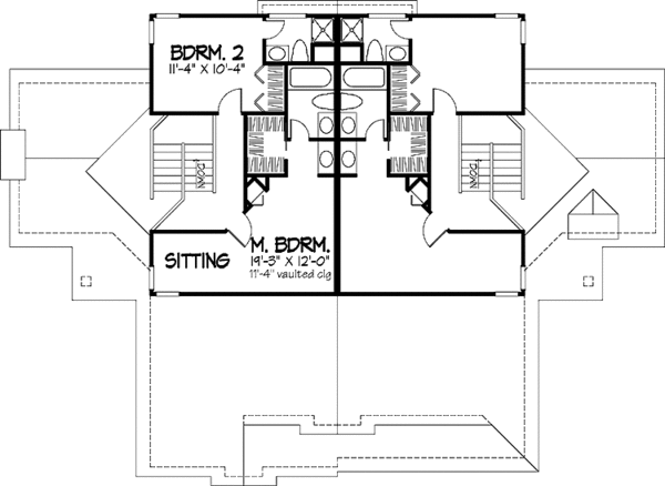 Home Plan - Prairie Floor Plan - Upper Floor Plan #320-1142