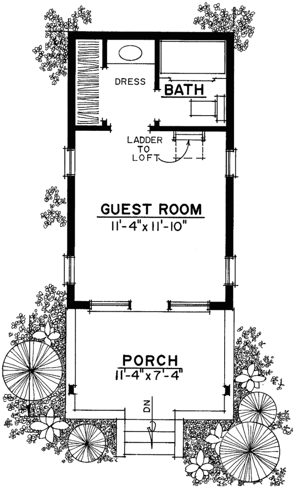 House Blueprint - Country Floor Plan - Main Floor Plan #1016-71