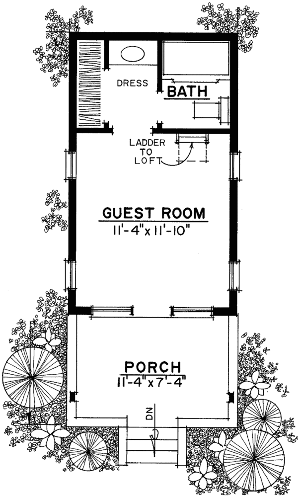 Dream House Plan - Country Floor Plan - Main Floor Plan #1016-71