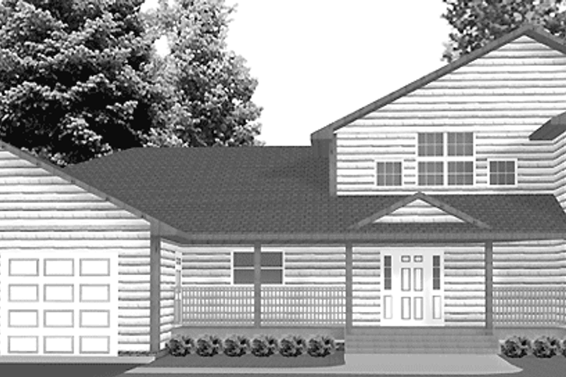Home Plan - Country Exterior - Front Elevation Plan #980-5