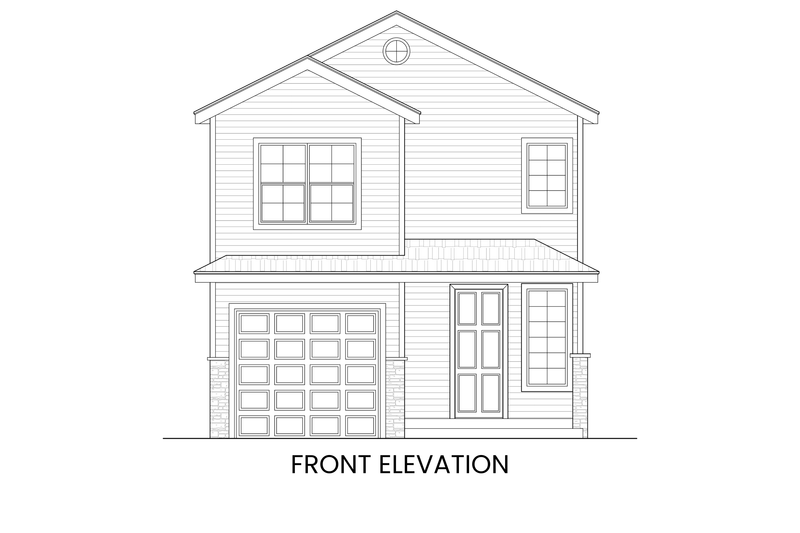 House Design - Exterior - Front Elevation 4 for Traditional House Plan #1108-10 - 2 bed, 2.5 bath