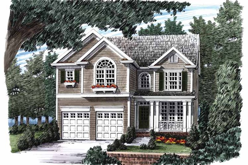 Home Plan - Country Exterior - Front Elevation Plan #927-897