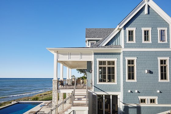 Exterior - Front Elevation 5 for Country House Plan #928-297 - 2 bed, 2.5 bath