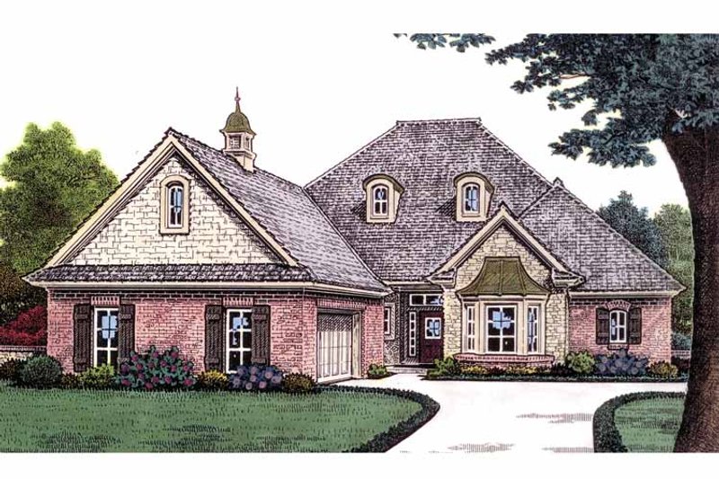 Home Plan - Exterior - Front Elevation 3 for Country House Plan #310-1230 - 3 bed, 2.5 bath