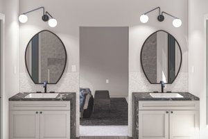 Interior - Master Bathroom 1 for Contemporary House Plan #455-255 - 4 bed, 2.5 bath