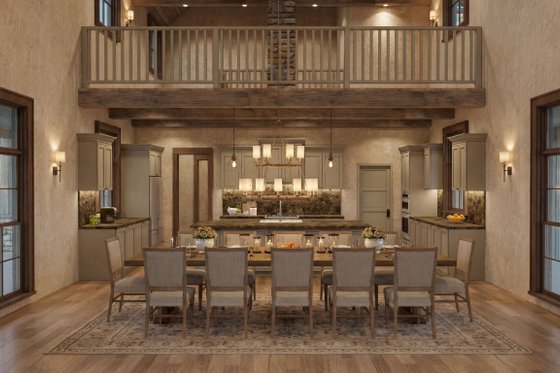 Interior - Dining Room 3 for Farmhouse House Plan #923-496 - 4 bed, 4.5 bath