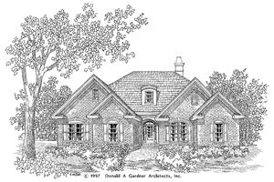 Exterior - Front Elevation 3 for Traditional House Plan #929-325 - 3 bed, 2 bath