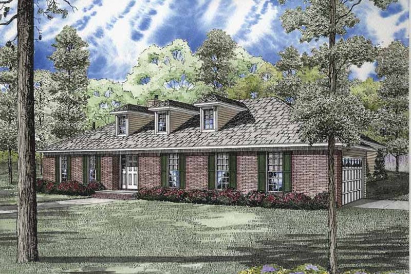Architectural House Design - Ranch Exterior - Front Elevation Plan #17-2832