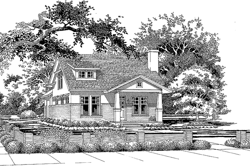 Home Plan - Exterior - Front Elevation 3 for Craftsman House Plan #472-181 - 3 bed, 2.5 bath