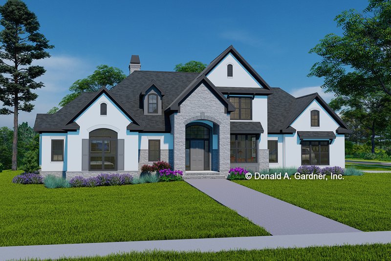 Dream House Plan - European Exterior - Front Elevation Plan #929-570