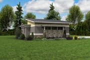 Contemporary Style House Plan - 0 Beds 1 Baths 1136 Sq/Ft Plan #48-1006 