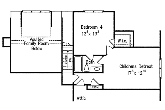 Floor Plan - Other Floor for Craftsman House Plan #927-337 - 3 bed, 2.5 bath