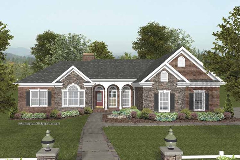 Home Plan - Exterior - Front Elevation 3 for Craftsman House Plan #56-682 - 3 bed, 2.5 bath