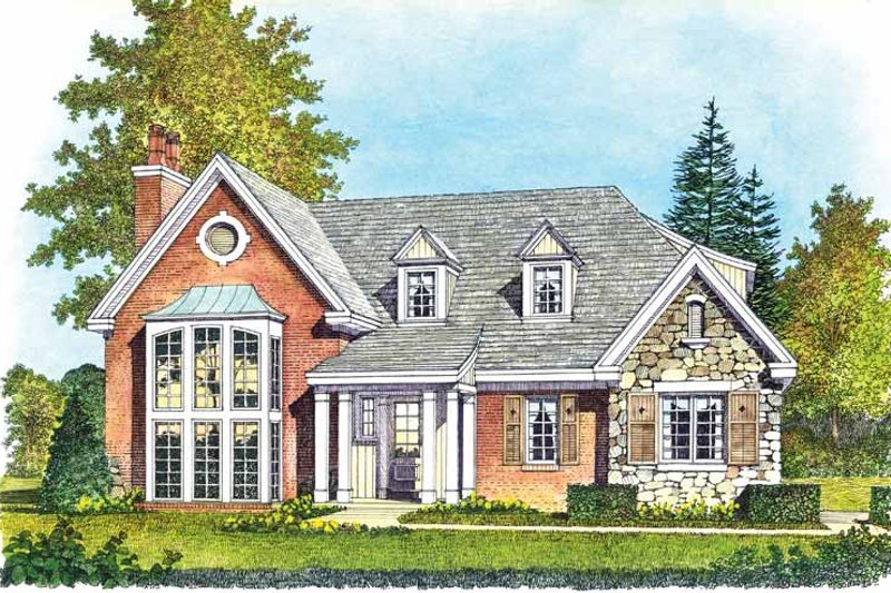 Dream House Plan - Contemporary Exterior - Front Elevation Plan #1016-99